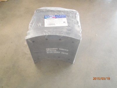 Комплект барабанных накладок SAF / 420x178; 2-й РЕМ. (64 отв.: 8x15 / 93251) для SAF (саф)