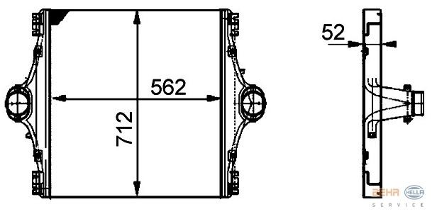 Комплект (колодки + накладки + РМК) SAF / 420x180 (19032); наклепанные; комплект на колесо; RS/RSM 8442-9042 для SAF (саф)